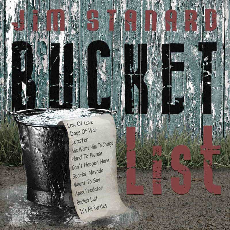 CD cover of 'Bucket List' by Jim Stanard